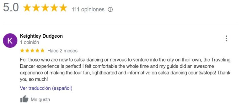 Salsa Night Experience Review